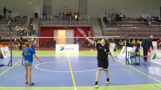 IV i VII m. w Finale Woj. w Badmintonie Drużynowym - Igrzyska Dzieci_5