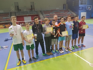 Medal brązowy w Wojewódzkich Finałach w Badmintonie Drużynowym w ramach IMS_5
